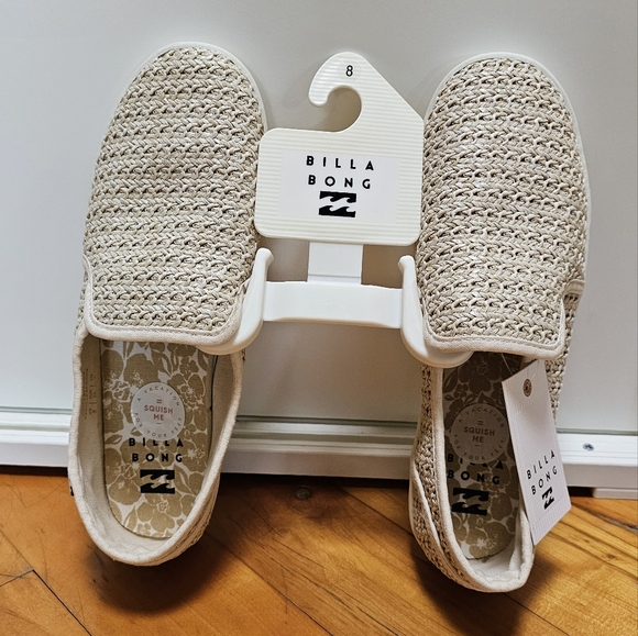 Billabong Del Sol slip on shoes in Oatmeal, size 8, NWT - Picture 4 of 7